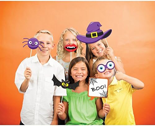 Creative Converting Halloween Photo Booth Props, 10 Count