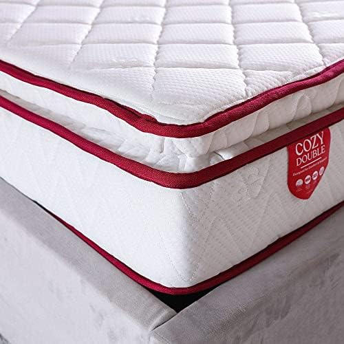 Danube Home Cozy Pillow Top Foam Mattress Firm Feel King