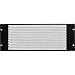 NavePoint 4U Blank Rack Mount Panel Spacer With Venting For 19-Inch Server Network Rack Enclosure Or Cabinet Black