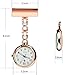 WIOR Nurse Lapel Pin Watch Hanging Medical Doctor Pocket Watch Quartz Movement Nurses Watch for Graduation Xmas Birthday Mothers Day
