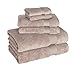 Classic Turkish Towels CTT - Luxury 6 Piece Towel Set, 100% Turkish Cotton, Quick Drying, Highly Absorbent & Comfy, Includes 2 Bath Towels, 2 Hand Towels & 2 Washcloths | (Beige)