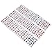 Alonea 50PCS/Lot Nail Art Tips Decals Water Transfer Mixed Flowers Stickers (Colorful)