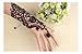 LEFINIS Bridal Black Flower Gothic Victorian Lace Vampire Vintage Women Handmade Bridal Bracelet Ring Set