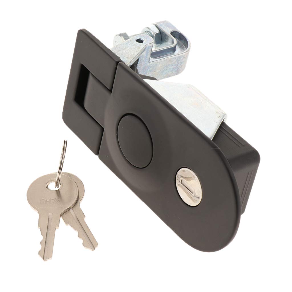 Kopinma Compression/Lever Lock Heavy Duty Door Lock with 2 Keys for RV Marine