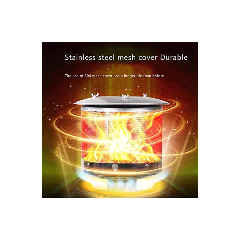 AYCYNI Setas Estufa, calentando el Acero Inoxidable Calentador de