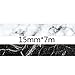 Umiko Marble Washi Tape Set for Arts Crafts DIY Gift Wrapping Bullet Journal Scrapbooking Supplies Planner Stickers Walls Decorative Masking Tape Black and White Marble 15 mm 2 Rolls