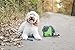 Dog Walking Bag with Collapsible Bowl and Waste Bag Dispenser, Converts to Cross Body or Waist Pack. Perfect for Travel, Dog Parks, Hiking, Training, Camping, Beach. Great Gift for Dog Lovers (Green)