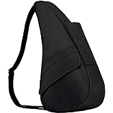 AmeriBag 19" Microfiber Healthy Back Bag Ergonomic Crossbody Sling for Everyday Use, Travel & Walking Comfort