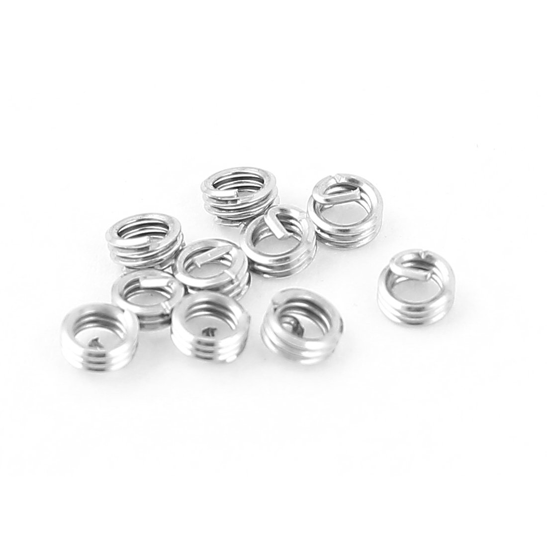Aexit 10Pcs 304 Stainless Steel Wire Thread Repair Inserts M2 x 0.4mm x 1D (b8af1c2d40cc81b2e7bbe69d79032e42)