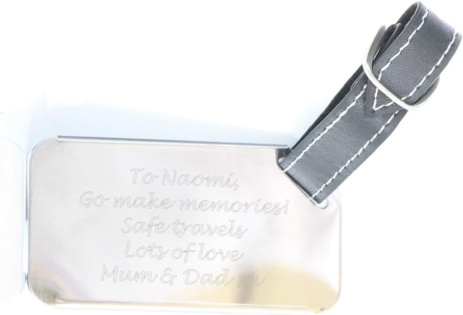 personalised luggage tags amazon