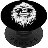 Retro Vintage Bigfoot Silhouette Sasquatch Hide And Seek PopSockets Adhesive PopGrip