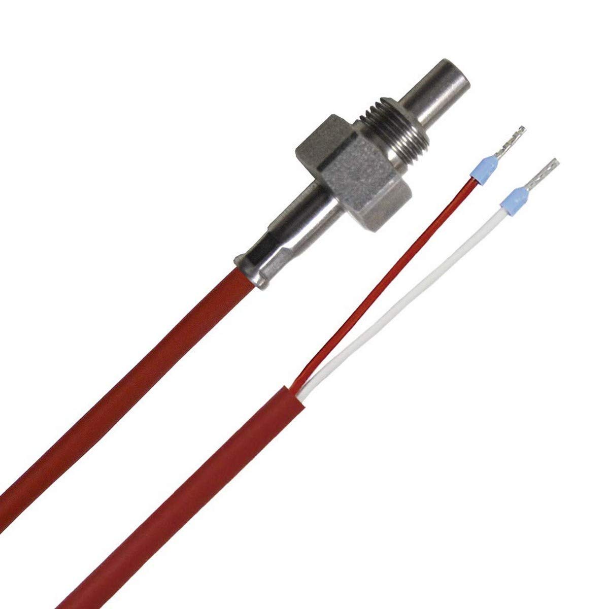 iOVEO 012EF02205 - PT1000 - Screw-in probe G1/8 inch stainless steel with silicone cable up to 200°C, 5 meters