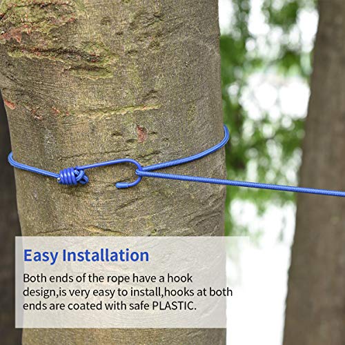 XUCOO Portable Travel Clothesline with Clothespins Easy to Carry and