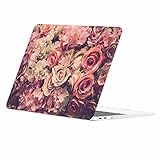 TOP CASE - Macbook Pro 13 Case Release 2017& 2016, Floral Pattern Matte Hard Case for MacBook Pro 13-inch A1706 with Touch Bar / A1708 without Touch Bar ( Release 2017& 2016 ) - Lavish Floral