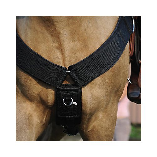 Aime Imports Western Nylon Wide Straight Breast Collar