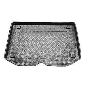 Kofferbakbescherming, PVC, compatibel met Citroën C3 Picasso Pack XP met hoge bodem (2008 – 2017) + cadeau, kofferbakmat…