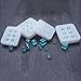 RoseSummer Silicone DIY Bead Mold Round Square Shape Jewellery Making Mould