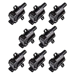 MAS Set of 8 Round Ignition Coils Pack Compatible
