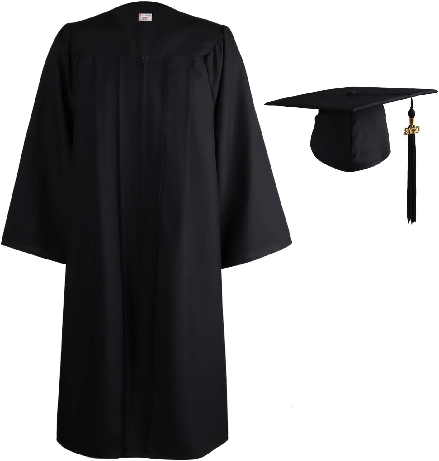 OSBO GradSeason Matte Graduation Gown Cap Tassel Set 2020 for High School and Bachelor