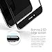 G.D.SMITH iPhone 7 Screen Protector, 3D Curved Fit HD 9H Tempered Glass Screen Protector, Edge to Edge Full Coverage Ballistic Glass with Anti-Scratch for iPhone 7 [Update Version] (i7-Black)