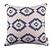 Kingla Home Square Cotton Linen Decorative Throw Pillow Covers 18