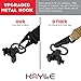 KAYLLE 2-Point Rifle Sling - Premium Shotgun Sling with Upgraded Metal Hook Fits Any Weapon - Durable & Quick Length Adjust - Multi Use for Hunting, Sniper, Shooting & Emergency Situations