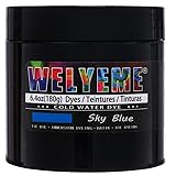 WELYEME Cold Water Dye Blue, Tie Dye Powder, Fabric