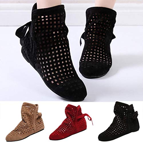 2 Gyoume+Sandals+Hollow+Wedges+Booties