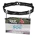 Fitletic Race Number Holder, Black/Gray, One Size Fits All