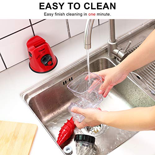 Geedel Manual Masticating Juicer, Original Slow Juicer Machine for Maximum Nutrition Value, Hand