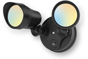 ALUSSO Dusk to Dawn Outdoor Lighting, 24W 2000LM Dusk Till Dawn Outdoor Light, 3000K/4000K/6000K 3CCT IP65 Security Lights Dusk to Dawn for House Garage Yard Walkway 1 Pack Black