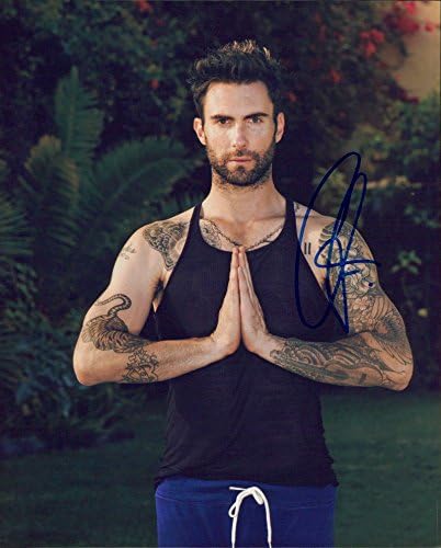 Adam Levine signed 8x10 photo