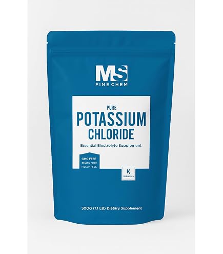 Alpha Chemicals Potassium Chloride KCl – 10 Lbs – 99%+ Pure Fertilizer Grade