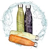 KING DO WAY 17oz Double Wall Vacuum Insulated Stainless Steel Water Bottle Perfect for Outdoor Sports Camping Hiking Cycling