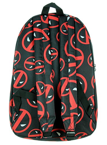 Marvel Deadpool Symbol Logo All Over Print Backpack - Image 3