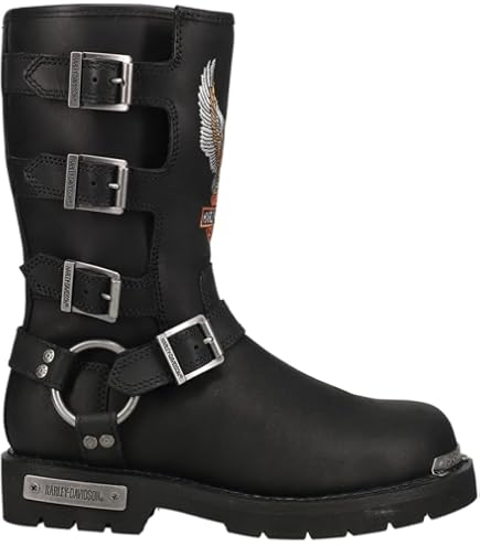 Amazon.com: Harley-Davidson Women's Tyson 7-Inch Black Leather