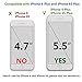 JAHOLAN Compatible with iPhone 8 Plus Case, iPhone 7 Plus Case Clear Flowers for Girls Women Shockproof Hard Back Cover Phone Case for iPhone 7 Plus/8 Plus/6 Plus/6S Plus - Red Rose Flower