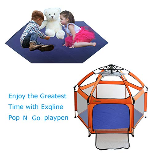 4 Playpen+Mat+Mattress+59IN51IN+Outdoor