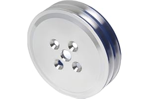 CVF RACING Short Water Pump Pulley for Ford Racing Short Water Pump, 2V, V-Belt