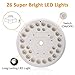 Solar Flag Pole Light, AYY IP65 Waterproof Outdoor Auto Flagpole Lighting Long Lasting Night Light with 26 Super Bright LED Lights for Tent Camping Lawn Patio Garden (White)