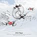 Holy Stone HS177 RC Battle Drones with Infrared Emission RTF Quadcopter with 2.4GHz 4 Channel 6-Axis Gyro and Altitude Hold Function, Headless Mode and Emergency Stop, Color Red and Blue, Quantity 2