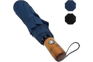 Pumi-geous Automatic Travel Umbrella Windproof Lightweight Strong Compact UV Protection Rain Umbrellas 8Ribs Collapsible Backpack Umbrella Suit For Adult