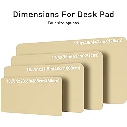 Aothia Leather Desk Pad Protector, Mouse