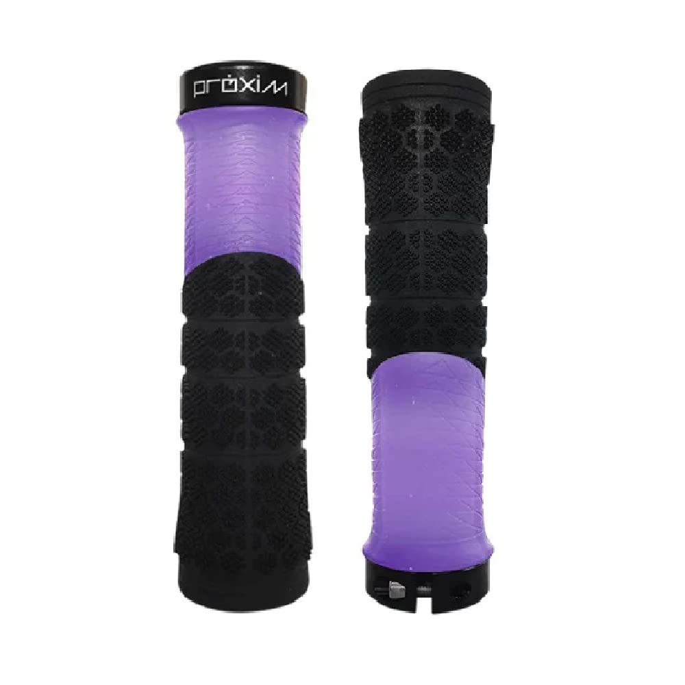 Prologo X-Shred Handlebar Grips, Black/Purple