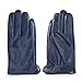 MATSU Men's Nappa Leather Soft Suede Long Fleece Lined Gloves Police Style Ku011
