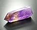 Amethyst Healing Crystal Wand Pointed & Faceted Prism Bar for Reiki Chakra Meditation Therapy Deco, Small gemstomes are Gifts (Colors May Vary Due Natural Properties)