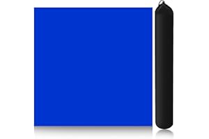 Lnoauys Mahjong Mat, Anti Slip and Noise Reduction 31.5 * 31.5 Inch Mahjong Mat for Table with Portable Storage Bag for Mahjong, Poker, Dominoes and Other Board Game Mat (Blue)