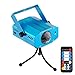 MZD8391 7 Colors RGB Led Stage Projector Light,Portable Ocean Moving Waves Effect Projector Lighting With Remote Control, Sound Actived Led Stage Lights For KTV Party Wedding Club Pub Disco DJ