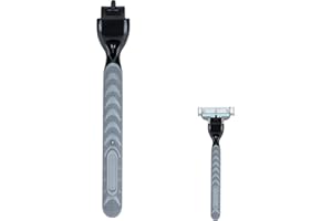 OENUASG Replace Handle Compatible with Gillette Mach3 Razors for Men, Comfort Glide Razor Handle Non-Slip Ergonomic Handles, Only The Gamepad (1 Pack Black)