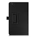 Fintie Tab2 A8 / Tab3 8 Case - [Folio Fit] Premium PU Leather Stand Cover with Stylus Holder for Tab 2 A8-50 / Tab 3 A8 8-Inch Android Tablet, Black